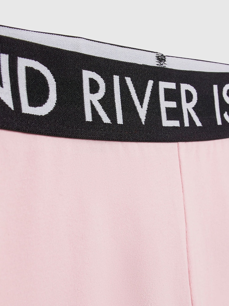 River Island Iconic T-Shirt & Cycle Shorts Set - Image 5 of 5