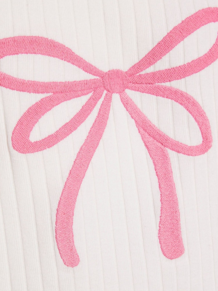 River Island Bow Tank Hoodie & Kickflare 3 Piece Set - Image 5 of 5