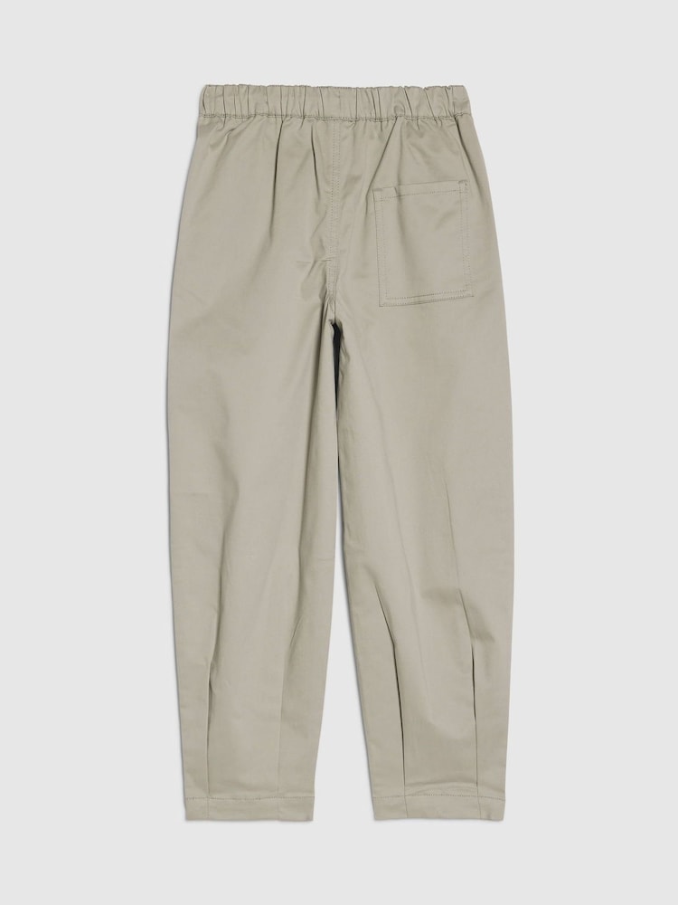 River Island Khaki Green Barrel Fit Keychain Cargo Trousers - Image 2 of 4 River Island Khaki Green Barrel Fit Keychain Cargo Trousers - Image 2 of 4