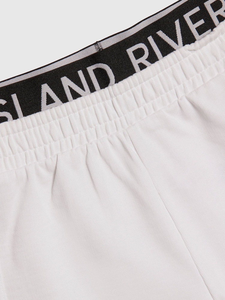 River Island White Berry Iconic T-Shirt & Runner Set - Image 4 of 4 River Island White Berry Iconic T-Shirt & Runner Set - Image 4 of 4