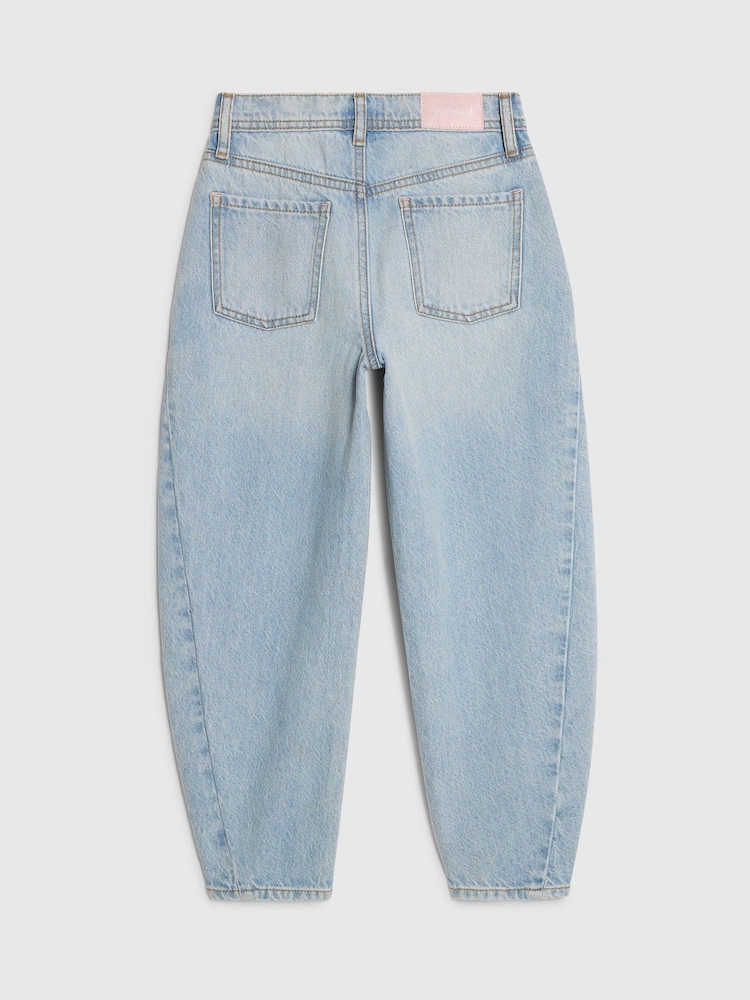 أزرق فاتح - جينز بقصّة واسعة من River Island - Image 2 of 4