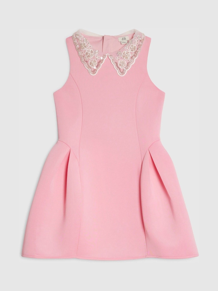 River Island Collared Scuba Dress - Image 1 of 4