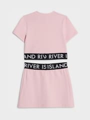 River Island Pink Logo T-Shirt & Skort Set - Image 2 of 4