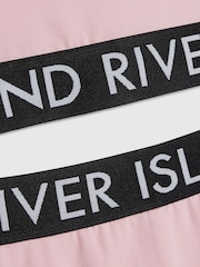 River Island Pink Logo T-Shirt & Skort Set - Image 3 of 4