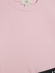 River Island Pink Logo T-Shirt & Skort Set - Image 4 of 4