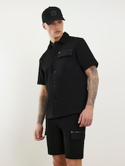 River Island Regular Fit Scuba Pocket Shirt - Bild 1 von 4