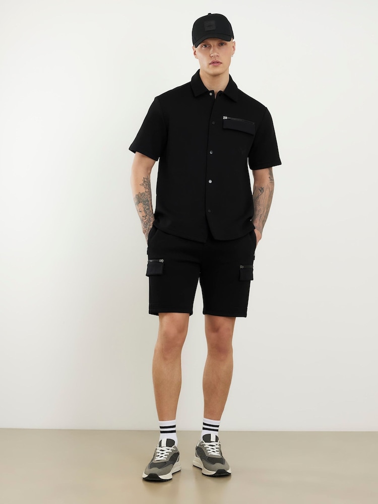 River Island Regular Fit Scuba Pocket Shirt - Bild 2 von 4