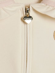 River Island Cream Collar Sweatshirt & Runner Shorts Set - Image 4 of 5