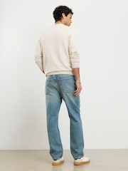 River Island Blue Straight Fit Jeans - Image 2 of 4