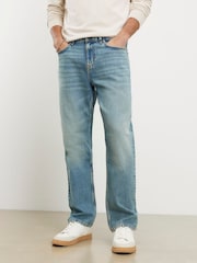 River Island Blue Straight Fit Jeans - Image 3 of 4