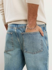 River Island Blue Straight Fit Jeans - Image 4 of 4