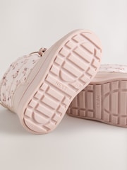 Pink Ditsy Quilted Waterproof Pull On Boots - Image 5 of 5