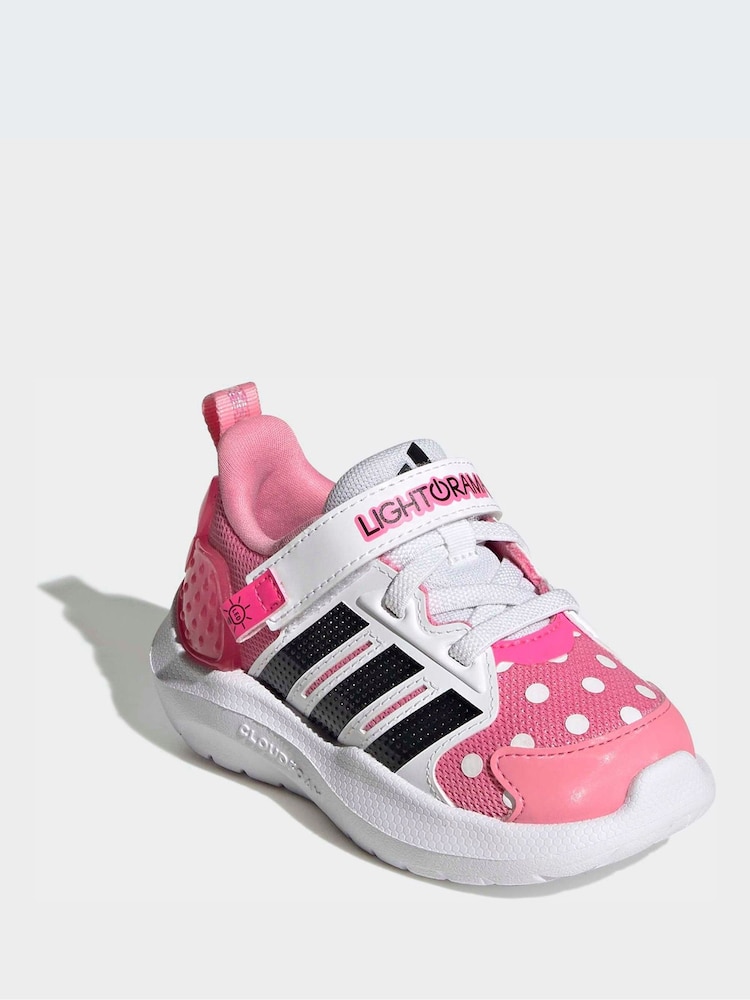 adidas Pink Disney Lightorama Minnie Mouse Infants Shoes - Image 2 of 10