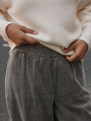 Gris lavado - Pantalones de pana suave con Pernera tipo barril - Imagen 4 de 4