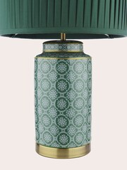 Laura Ashley Green Knipton Table Lamp - Image 6 of 6