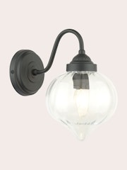 Laura Ashley Black Whitham Wall Light - Image 4 of 6
