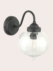 Laura Ashley Black Whitham Wall Light - Image 5 of 6