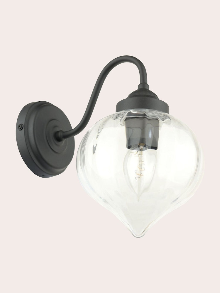 Laura Ashley Black Whitham Wall Light - Image 6 of 6 Laura Ashley Black Whitham Wall Light - Image 6 of 6