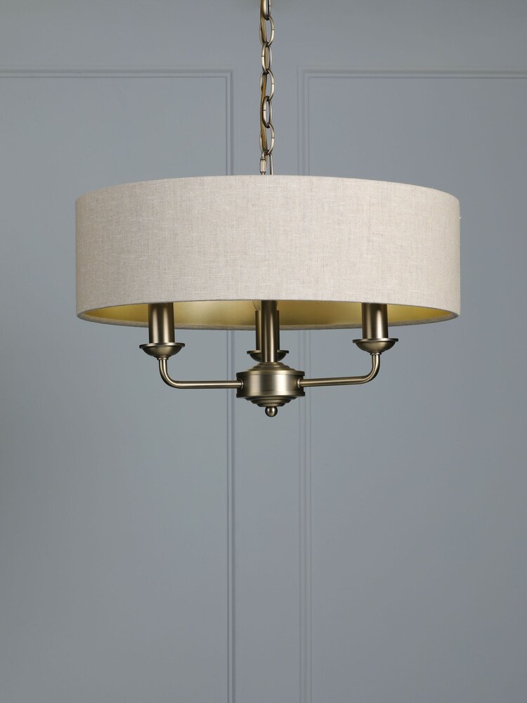 Laura Ashley Natural Sorrento Ceiling Light - Image 2 of 6