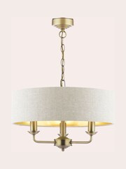 Laura Ashley Natural Sorrento Ceiling Light - Image 3 of 6