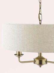 Laura Ashley Natural Sorrento Ceiling Light - Image 4 of 6