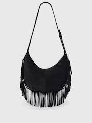 Whistles Sia Suede Fringed Bag - תמונה 2 מתוך 4