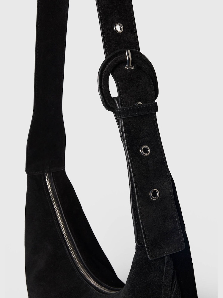 Whistles Sia Suede Fringed Bag - תמונה 4 מתוך 4