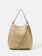 Accessorize Natural Faux Leather Bucket Bag - Image 2 of 3