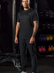 Gym King Black Energise Training Pants - Image 1 of 4
