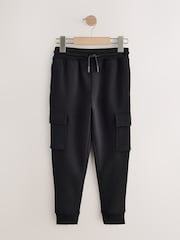 Black/Blue/Brown Slim Cargo Joggers 3 Pack (3-16yrs) - Image 4 of 7