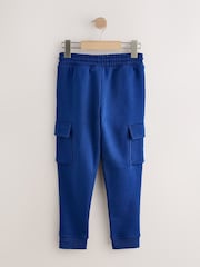 Black/Blue/Brown Slim Cargo Joggers 3 Pack (3-16yrs) - Image 5 of 7