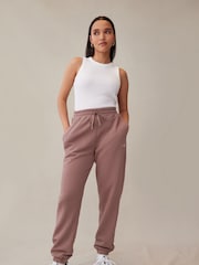 self. Mauve Cuffed Joggers - Image 1 of 7