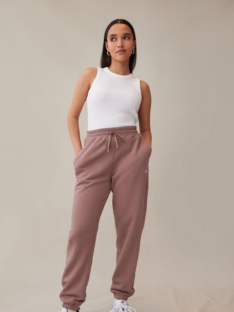 self. Mauve Cuffed Joggers - Image 1 of 7