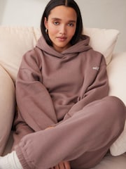 self. Mauve Cuffed Joggers - Image 2 of 7