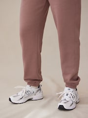 self. Mauve Cuffed Joggers - Image 5 of 7