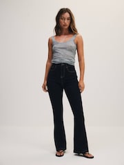 The Set High Waist Soft Bootcut Jeans Blue - Image 2 of 8