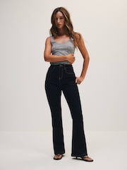 The Set High Waist Soft Bootcut Jeans Blue - Image 3 of 8