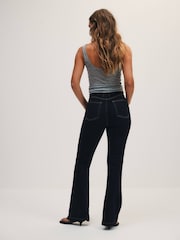 The Set High Waist Soft Bootcut Jeans Blue - Image 5 of 8