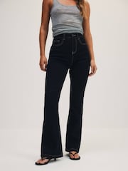 The Set High Waist Soft Bootcut Jeans Blue - Image 6 of 8