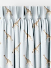 Sophie Allport Duck Egg Giraffe Made to Measure Curtains - Image 6 of 9