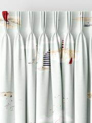 Sophie Allport Blue Coastal Boats Made to Measure Curtains - Image 5 of 9