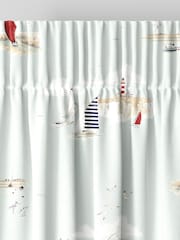 Sophie Allport Blue Coastal Boats Made to Measure Curtains - Image 6 of 9