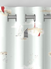 Sophie Allport Blue Coastal Boats Made to Measure Curtains - Image 7 of 9