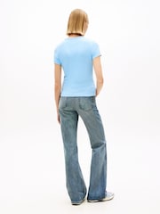 Tommy Jeans Blue Short Sleeve T-Shirt - Image 3 of 5