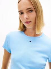 Tommy Jeans Blue Short Sleeve T-Shirt - Image 4 of 5