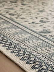 Blue Mabel Woodblock Rug - Image 3 of 5