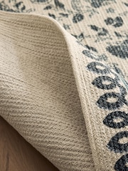 Blue Mabel Woodblock Rug - Image 4 of 5