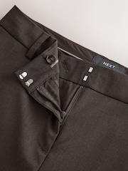 بني - Tailored Slim Trousers With Wool - صورة 6 من 7