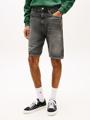 Tommy Jeans Black Denim Shorts - Image 1 of 5