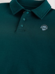 Green Oversized Collar Popper Neck Sweatshirt (3-16yrs) - Image 4 of 4